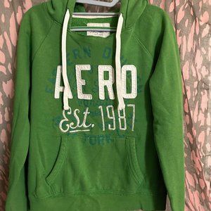 green aeropostale womens hoodie